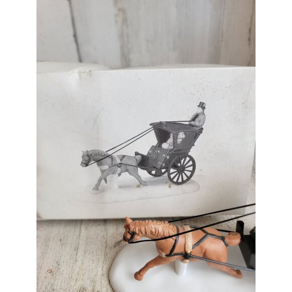 Dept 56 55816 Kings road cab heritage village accessory Xmas - Picture 11 of 12